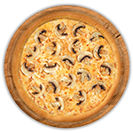 Chicken & Mushroom Pizza 